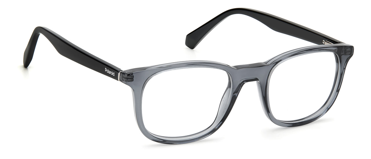 Premium Men Polaroid Eyeglasses: PLD D424 - Grey(2) - SpecSMART Eye Clinic (Diagonal View)