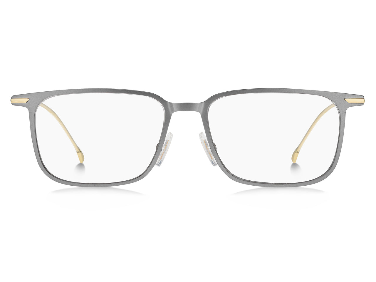 Designer Men Hugo Boss Eyeglasses: 1253 - Matte Ruthenium- SpecSMART Eye Clinic (Front View)