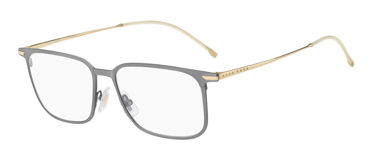 Designer Men Hugo Boss Eyeglasses: 1253 - Matte Ruthenium- SpecSMART Eye Clinic (Diagonal View)