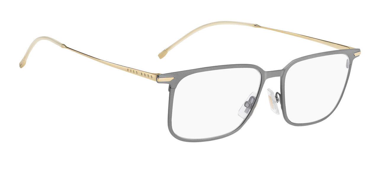 Designer Men Hugo Boss Eyeglasses: 1253 - Matte Ruthenium(2)- SpecSMART Eye Clinic (Diagonal View)