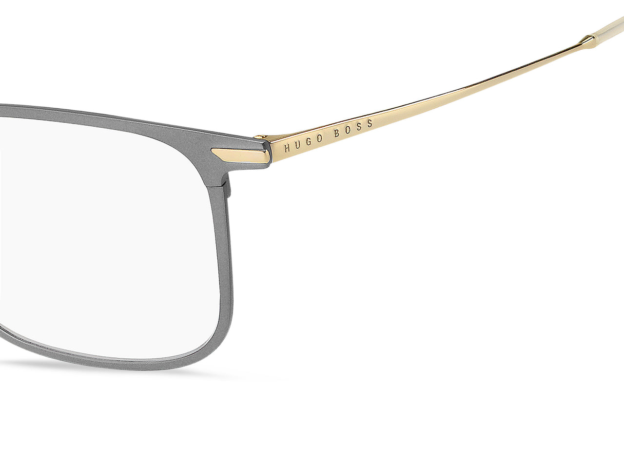 Designer Men Hugo Boss Eyeglasses: 1253 - Matte Ruthenium- SpecSMART Eye Clinic (Zoom View)