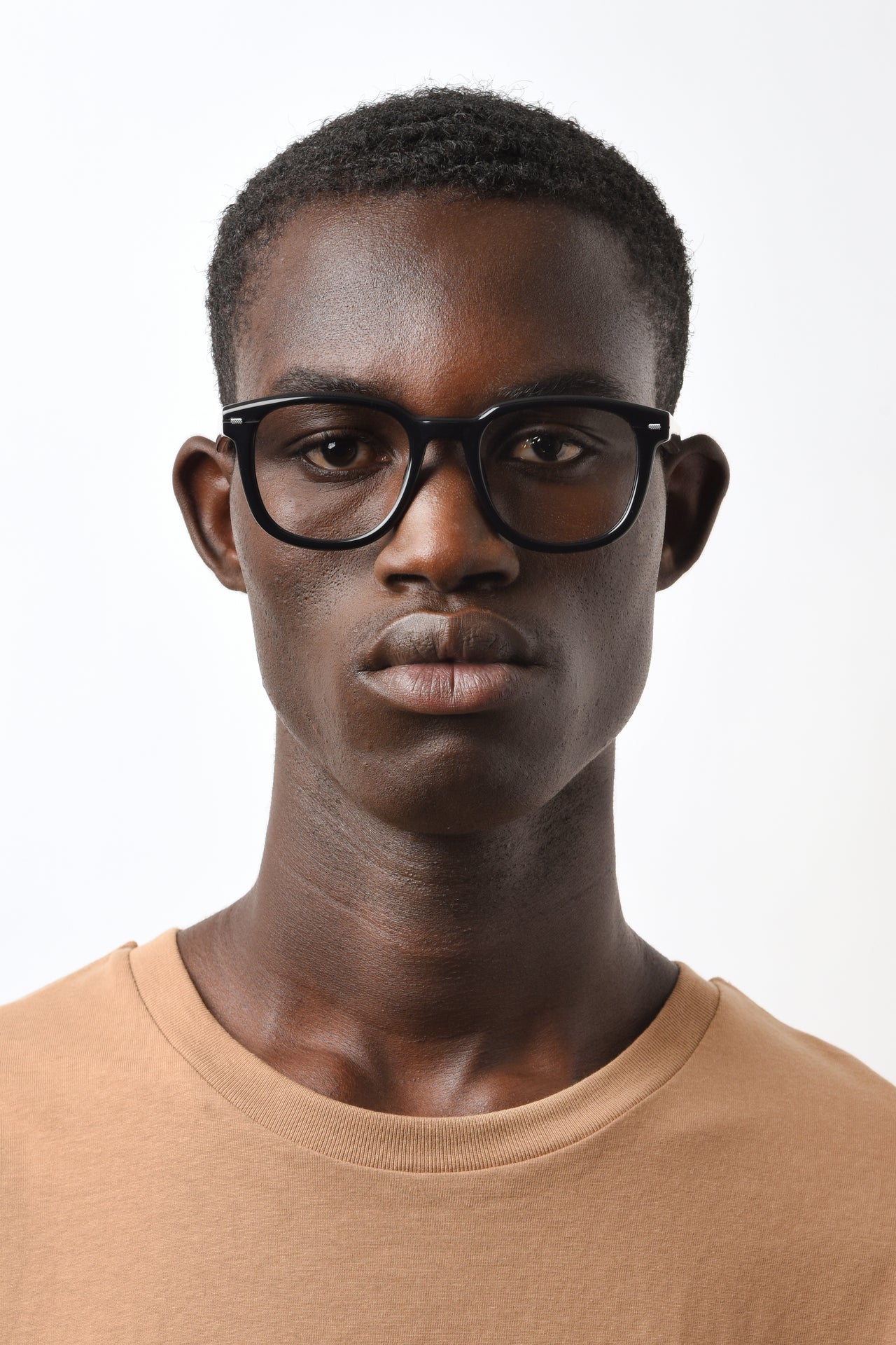 Designer Glasses Black Men Glasses Direct ™ -Henry Rectangle Matte
