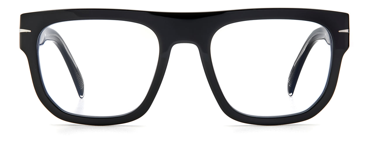 Designer Men David Beckham Eyeglasses: DB 7052/BB - Black- SpecSMART Eye Clinic (Front View)