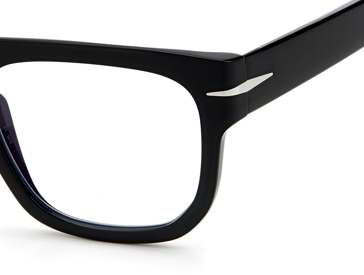 Designer Men David Beckham Eyeglasses: DB 7052/BB - Black- SpecSMART Eye Clinic (Zoom View)