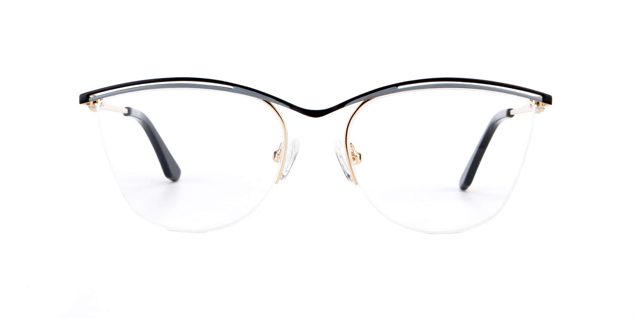 Women Insignia Eyeglasses: Efe -Black - SpecSMART Eye Clinic (Front View)