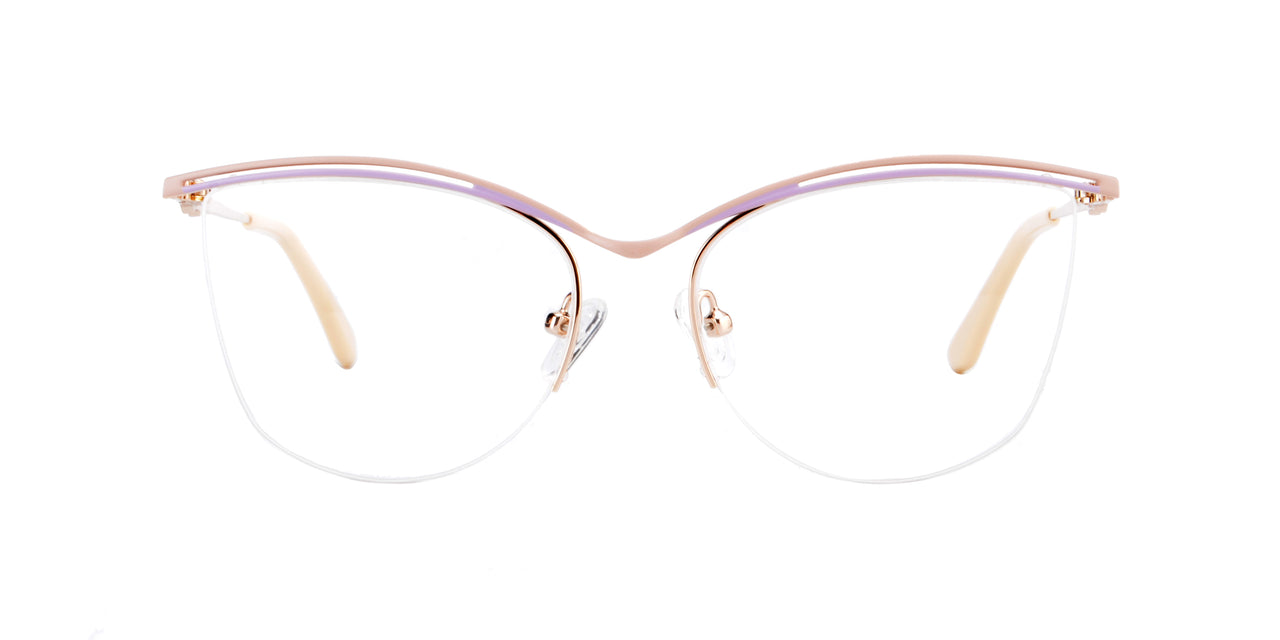 Women Insignia Eyeglasses: Efe -Pink - SpecSMART Eye Clinic (Front View)