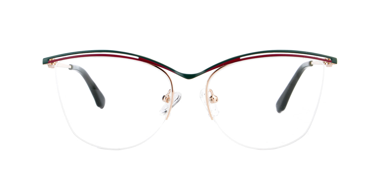 Women Insignia Eyeglasses: Efe -Green - SpecSMART Eye Clinic (Front View)